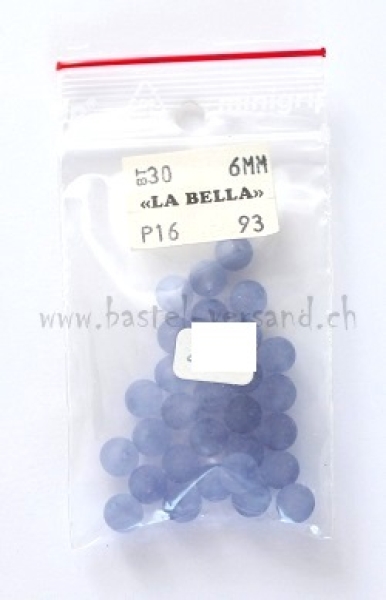 Eisperle 6mm blau
