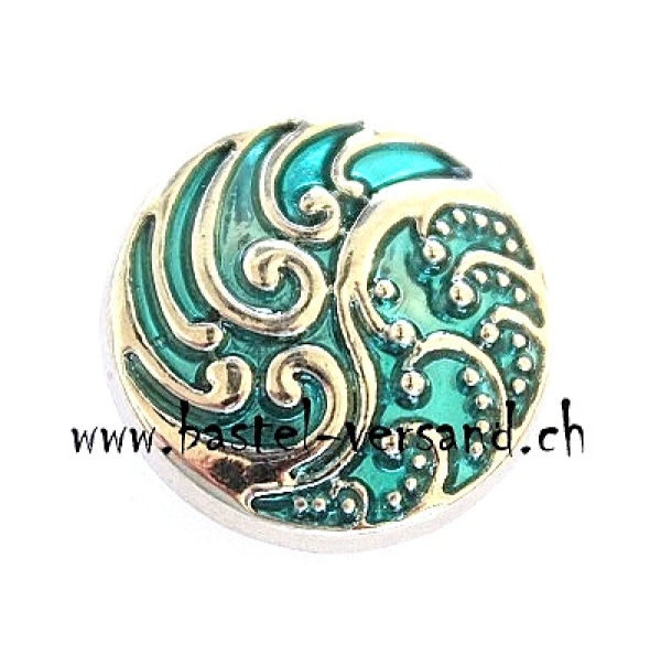 Click Button 18mm türkis
