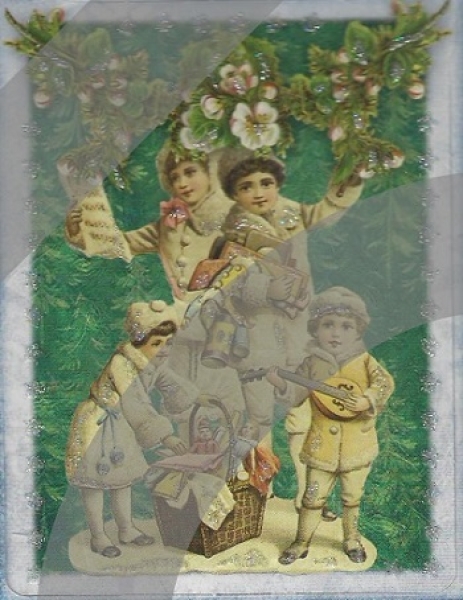 3D Stanzbogen Kinder / Nikolaus