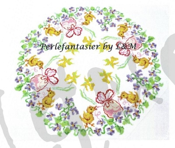 Perlefantasier 1621 Decke (ca. 73cm) Frühling