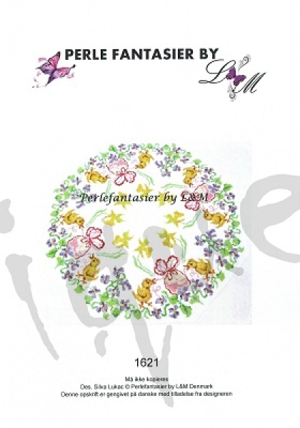 Perlefantasier 1621 Decke (ca. 73cm) Frühling