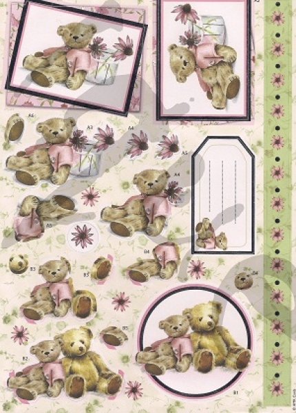 3D Stanzbogen Bären