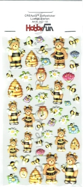 Hobbyfun Softysticker Bienen