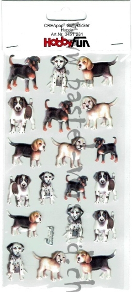 Hobbyfun Softysticker Hunde
