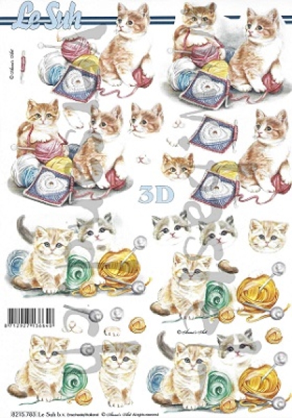 3D Schnittbogen Kätzchen