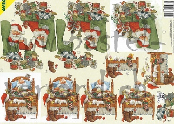 3D Schnittbogen Nikolaus