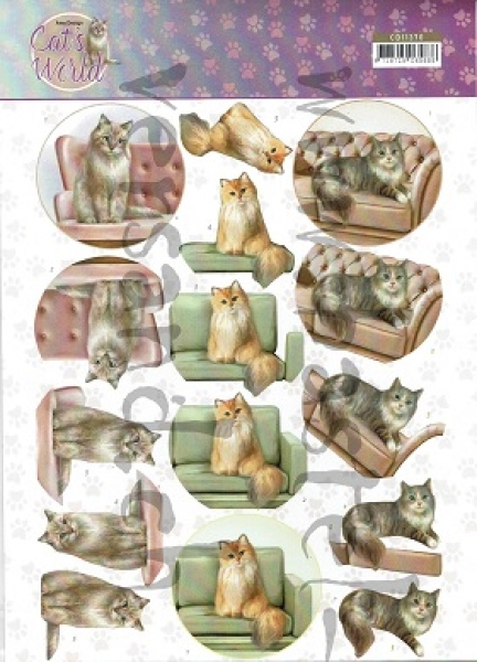 3D Schnittbogen Katzen