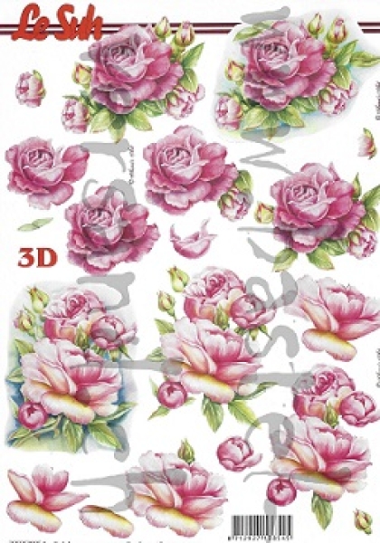 3D Schnittbogen Rosen