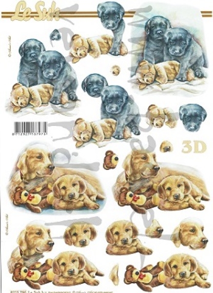 3D Schnittbogen Hunde / Welpen