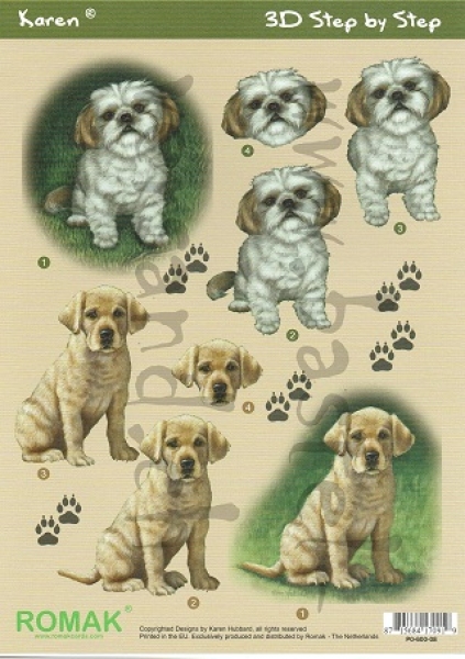 3D Schnittbogen Welpen