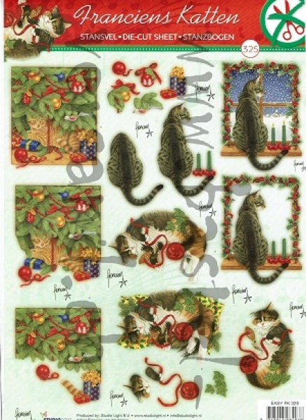 3D Stanzbogen Katzen