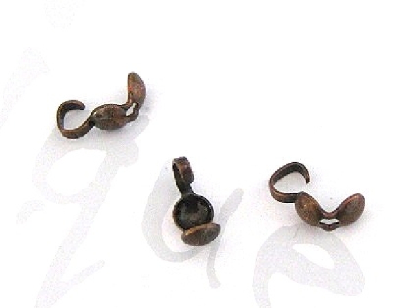 Quetschkalotte 3mm kupferfarbig