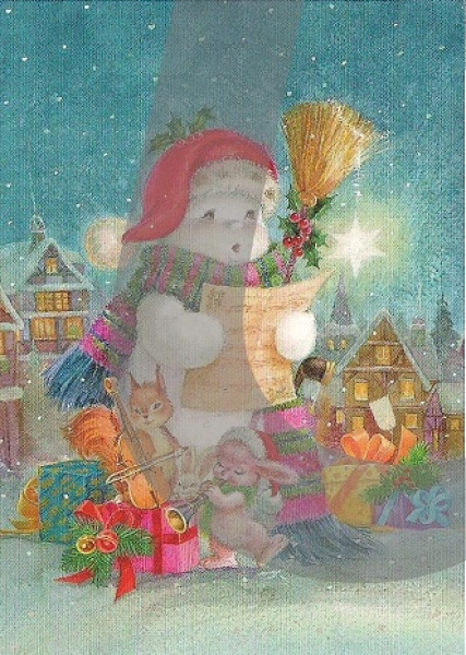 3D Schnittbogen Schneemann