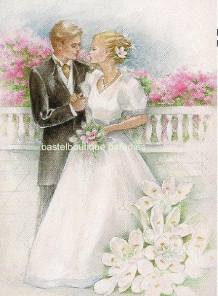 3D Schnittbogen Brautpaar