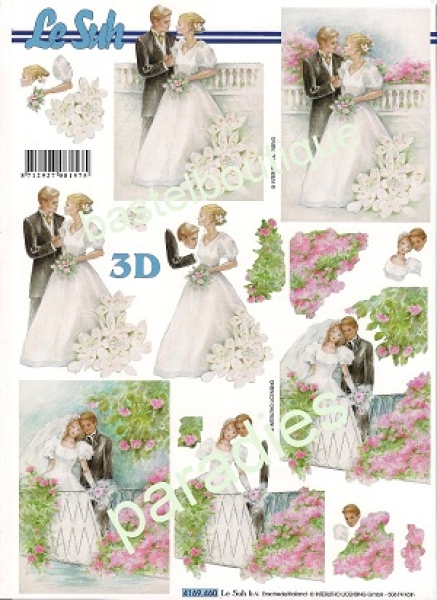 3D Schnittbogen Brautpaar