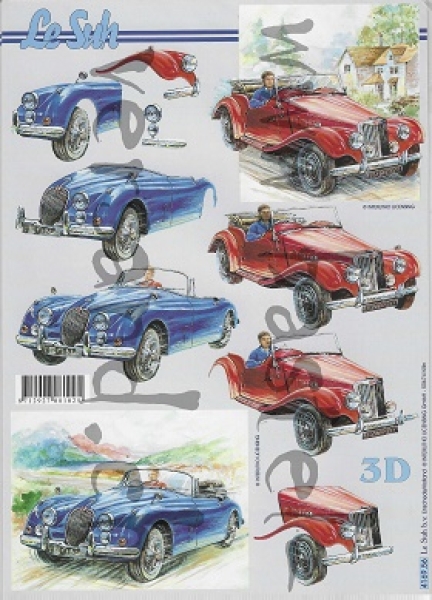 3D Schnittbogen Autos