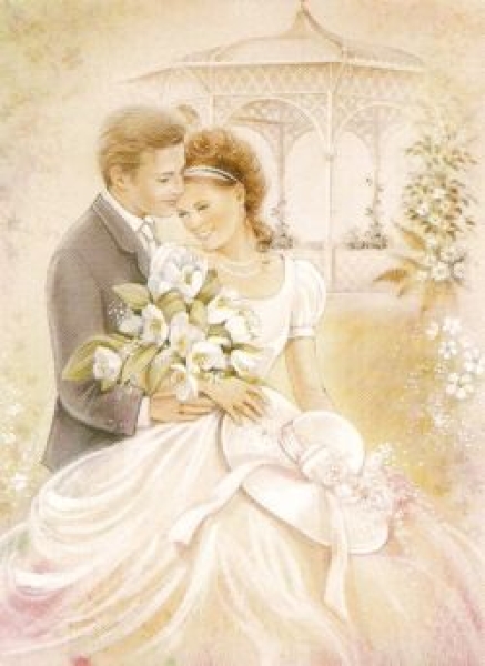 3D Schnittbogen Hochzeit