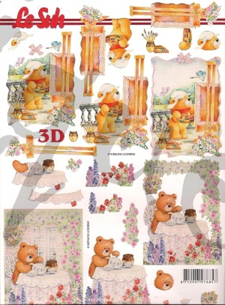 3D Schnittbogen Bärli