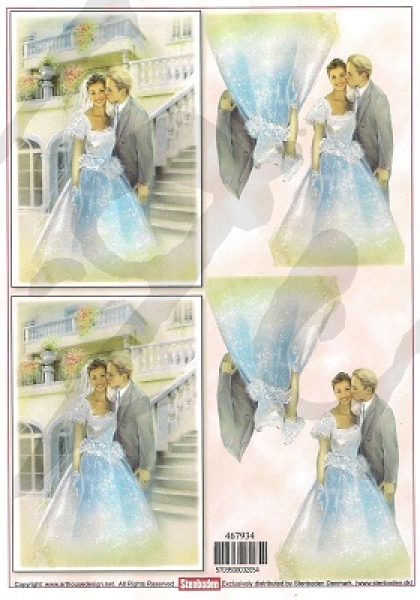 3D Schnittbogen Brautpaar