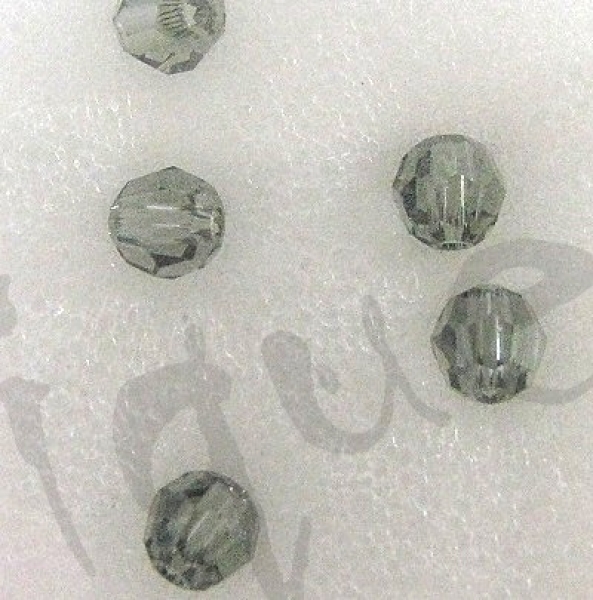Glasschliffperle 4mm black diamond (Swarovski)