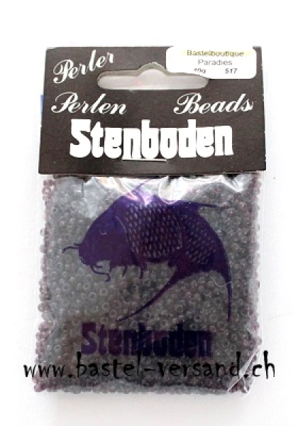 Toho Rocailles-Perlen 9/0 aubergine transparent 517