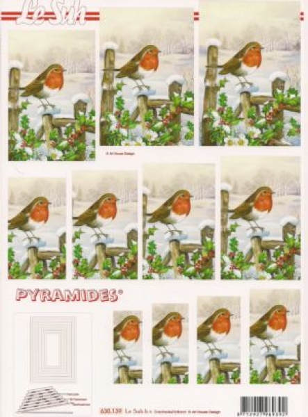 Pyramides Rotkehlchen