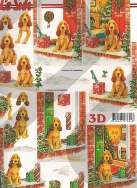 3D Schnittbogen Welpe