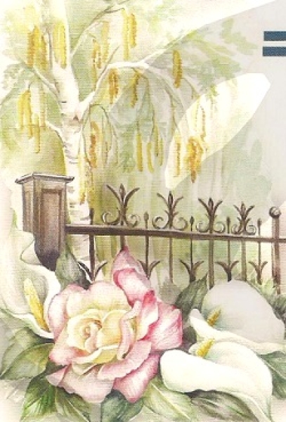 3D Stanzbogen Kondolenz