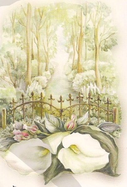 3D Stanzbogen Kondolenz