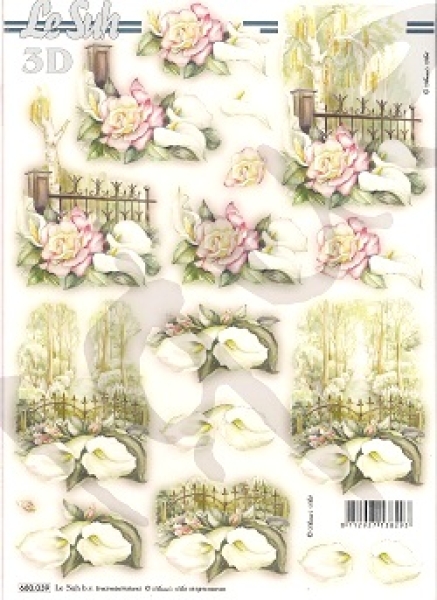 3D Stanzbogen Kondolenz