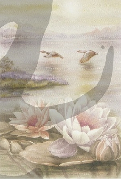 3D Stanzbogen Seerosen