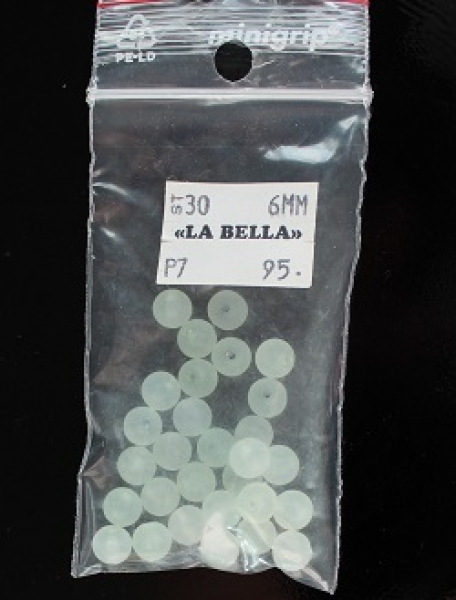 Eisperle 6mm hellgrün