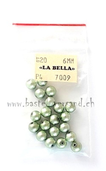 Wachsperle 6mm hellgrün