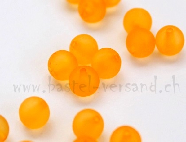 Eisperle 6mm orange