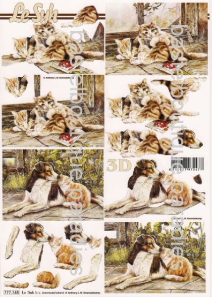 3D Schnittbogen Katzen