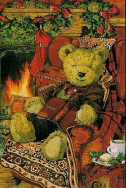 3D Schnittbogen Bären im Winter