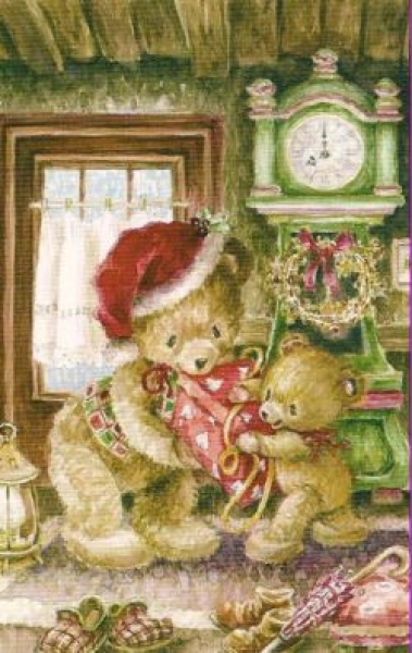 3D Schnittbogen Bären im Winter