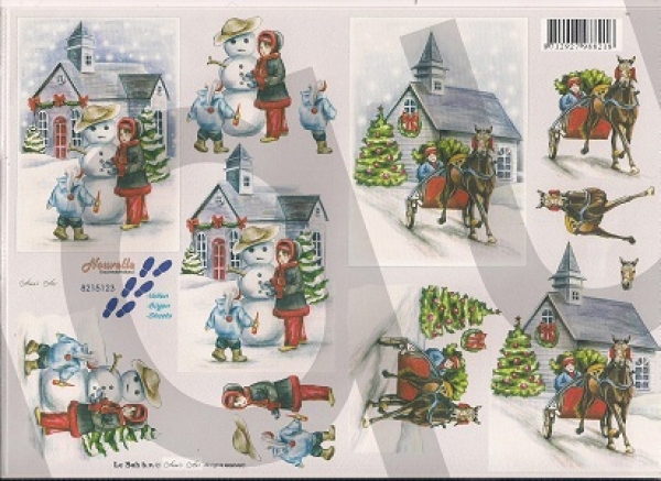 3D Schnittbogen im Winter