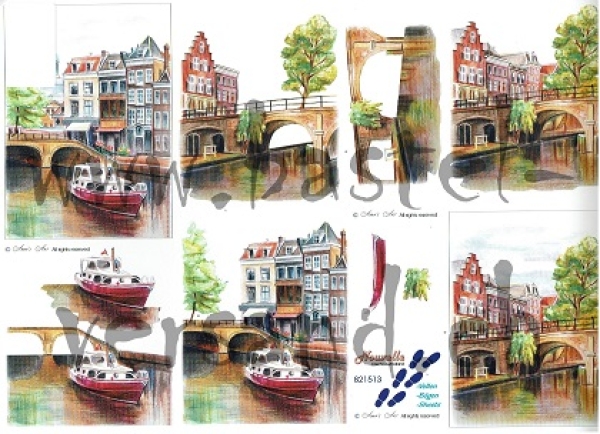 3D Schnittbogen Hausboot