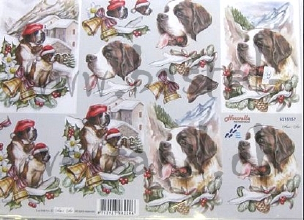 3D Schnittbogen Bernhardiner