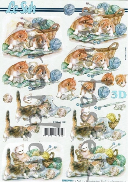 3D Schnittbogen Kätzchen