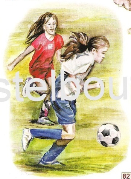 3D Schnittbogen Frauenfussball