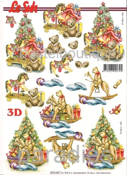 3D Schnittbogen unterm Christbaum