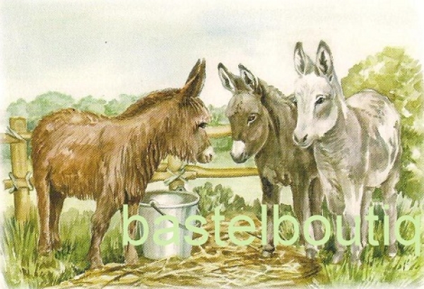 3D Schnittbogen Esel