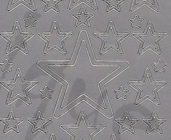 Sticker Sterne (856) silber