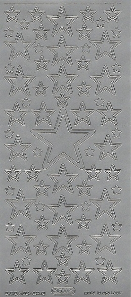 Sticker Sterne (856) silber