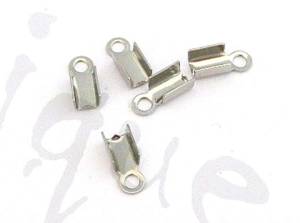 Endstück 4mm silberfarbig