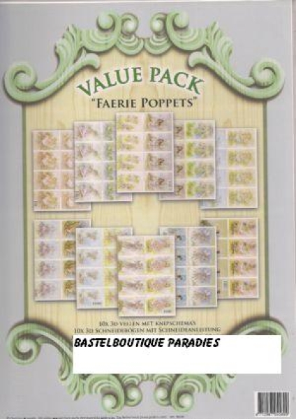 Schnittbogen Faerie Poppets 10 Motive