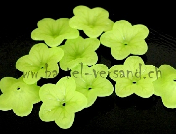 Acryl Blume 18mm grün