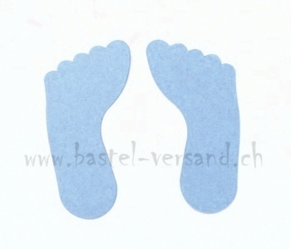 Babyfüsschen blau (Paar)